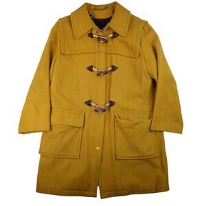 True Vintage 70s Sears Roebuck JR Bazaar Bone Toggle Wool Coat